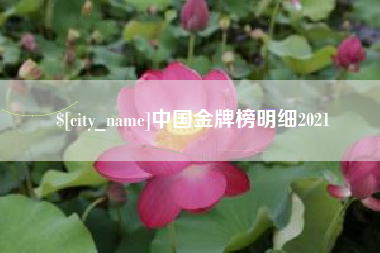 松原中国金牌榜明细2021