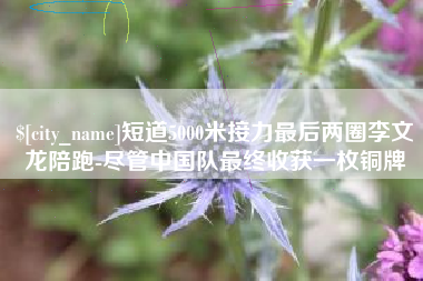 松原短道5000米接力最后两圈李文龙陪跑-尽管中国队最终收获一枚铜牌