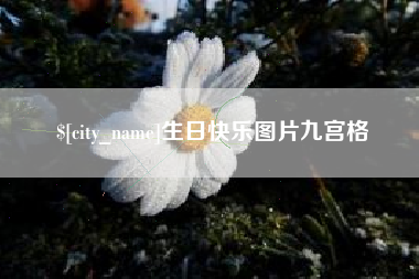 松原生日快乐图片九宫格