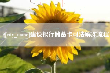 松原建设银行储蓄卡司法解冻流程