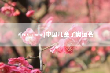松原中国几金了奥运会