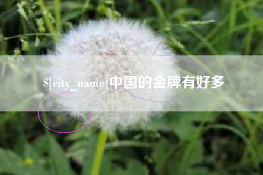 松原中国的金牌有好多