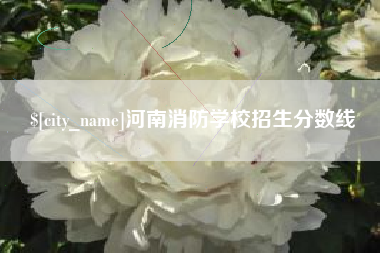 松原河南消防学校招生分数线