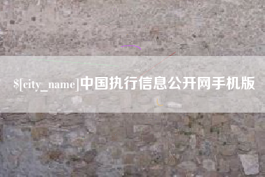 松原中国执行信息公开网手机版