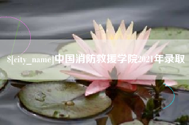 松原中国消防救援学院2021年录取
