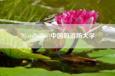 松原中国的消防大学
