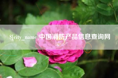 松原中国消防产品信息查询网