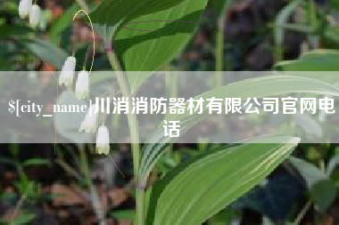 松原川消消防器材有限公司官网电话