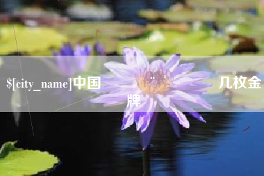 松原中国🇨🇳几枚金牌