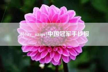 松原中国冠军手抄报
