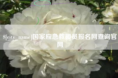 松原国家应急救援员报名网查询官网