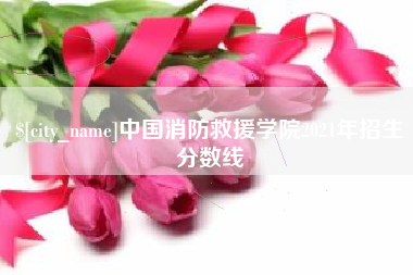 松原中国消防救援学院2021年招生分数线