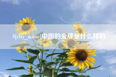 松原中国的金牌是什么样的