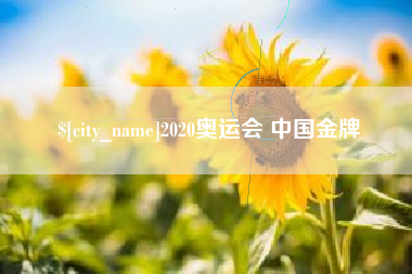 松原2020奥运会 中国金牌