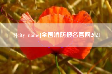 松原全国消防报名官网2021
